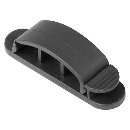 Cable Clip, Plastic, Black, 5 in L, 2 PK MPN:GCC-003