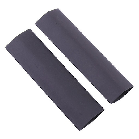 Heat Shrink Tube, Thin Wall, 2:1 I.D. Shrink Ratio, Black, 4 in, 2 PK MPN:HST-750