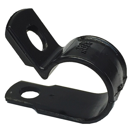 Cable Clamp, Plastic, 3/8 in Bundle Dia., Black, 15 PK MPN:PPC-1538UVB