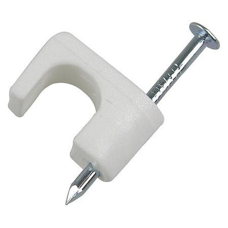 Coaxial Staple White, 1/4