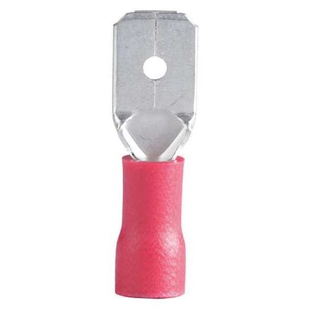 Disconnect, Male, 16 to 22 AWG, Red, PK100 MPN:10-141M
