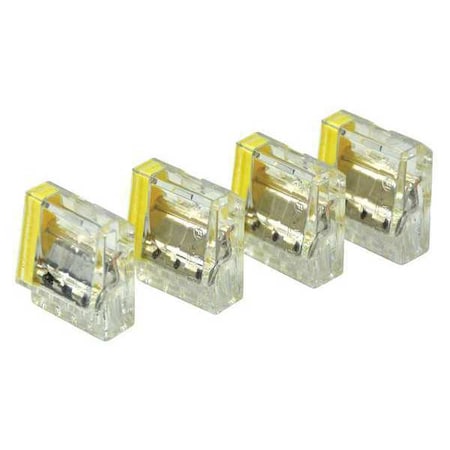 Push-In Wire Connector, 4 Port, 100 PK MPN:10-PC4
