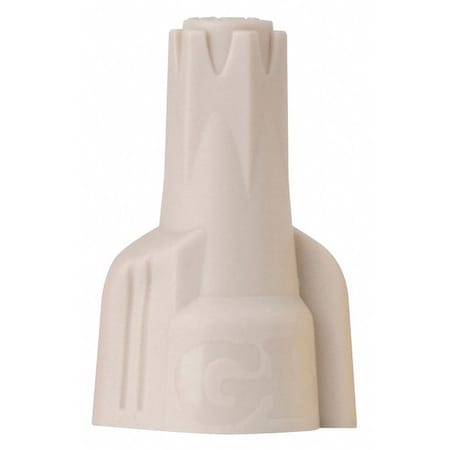 Twist-On Wire Connector, Tan, Thermoplastic Insulation, 500 PK MPN:13-1H1
