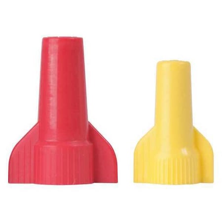 Twist-On Wire Connector, Red, Yellow, thermoplastic Insulation, 160 PK MPN:16-8486M