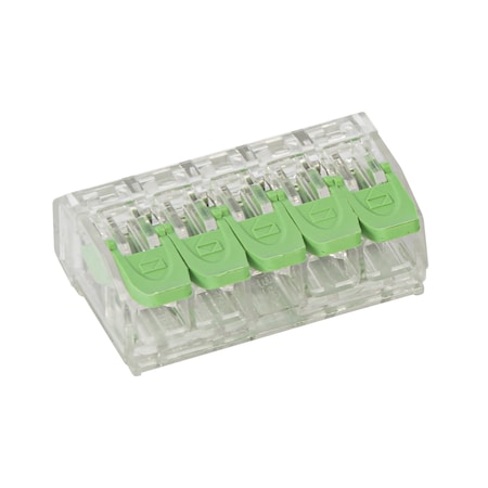Five Port LeverGard Lever Wire Con, PK 10 MPN:19-PCL5