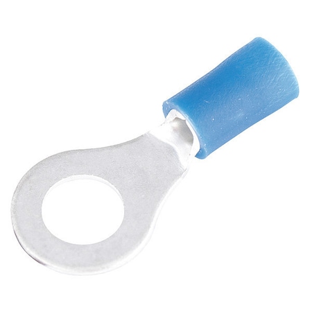 Ring Terminal, 1/4 in Stud Size, 14 AWG, Vinyl Insulated, 17 PK MPN:20-105