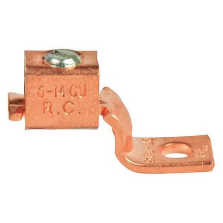 Mechanical Lug, 6 AWG Max, 1 Conductor, Copper MPN:GSLU-35N