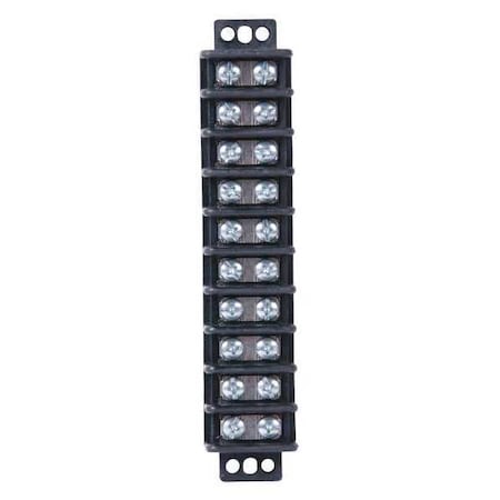 Terminal Block, 10-Circuit, 30A, 600V MPN:GTB-410