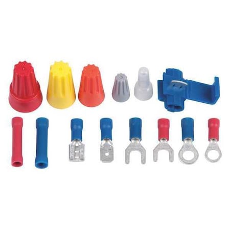 Wire Terminal Kit, 10 AWG, 600 V, Assorted MPN:TK-500