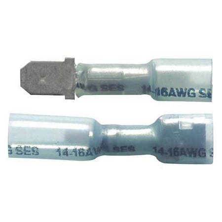 Terminal, Crimp/Solder/Shrink, Blue, PK6 MPN:XTM-225