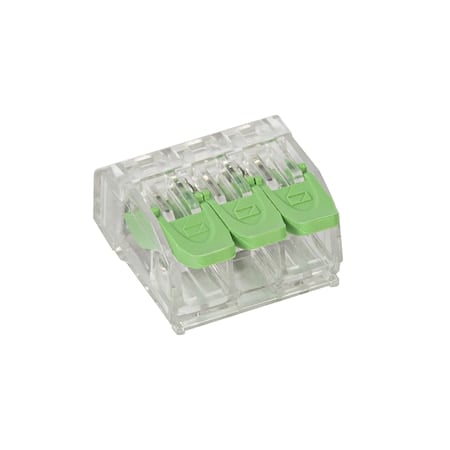Three Port LeverGard Lever Wire Con, PK 5 MPN:19-PCL3