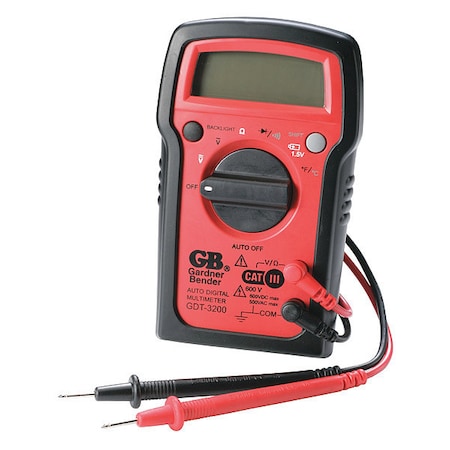 Digital Multimeter, 7 Func., 7 Range Auto MPN:GDT-3200