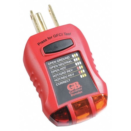 GFCI Receptacle Tester/Circuit Analyzer MPN:GFI-3501