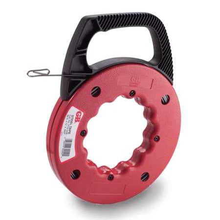Fish Tape, 1/8 In x 50 ft, Steel MPN:FTS-50B