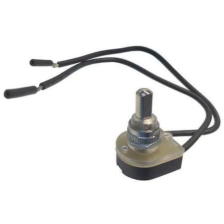 Switch, Nickel, Push On/Off, SPST, 6A, 125VAC MPN:GSW-24
