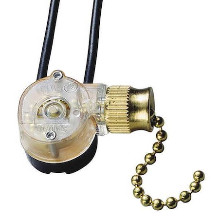 Pull Chain Switch, On/Off, SPST MPN:GSW-32