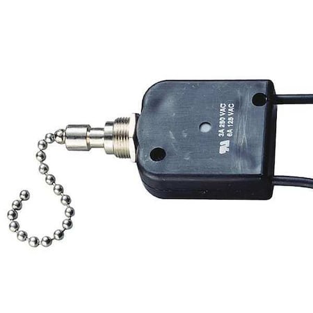 Pull Switch, SPST, 6A, 125VAC, On/Off MPN:GSW-35