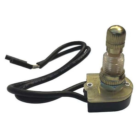 Rotary Switch, Brass, SPST, 6A, 125VAC MPN:GSW-61