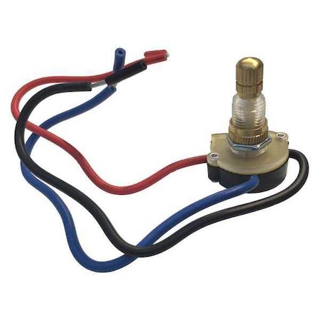 Rotary Switch, Brass, SPTT, 6A, 125VAC MPN:GSW-62