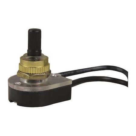Rotary Switch, Black, Plastic, SPST, On/Off MPN:GSW-69