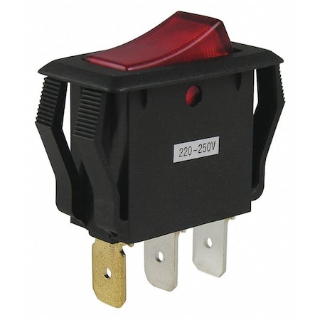 Lighted Appliance Rocker Switch, SPST MPN:GSW-42