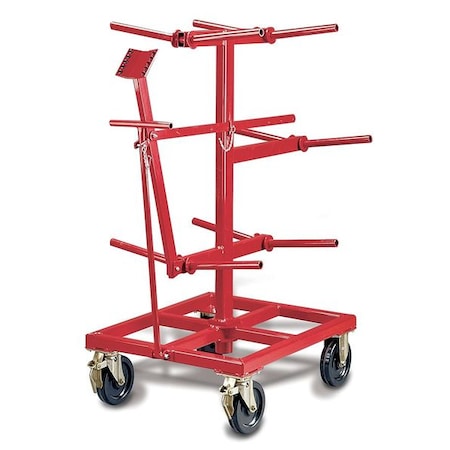 Wire Dispenser, 10 Spindles, w/4 Casters MPN:WCM-10