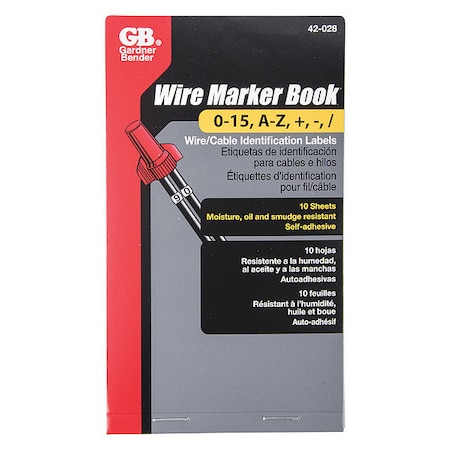 Wire Markers (A-Z, 0-15, symbols) MPN:42-028