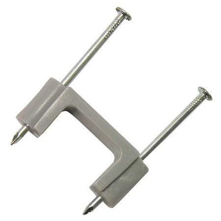 Cable Staples, Plastic, Steel, 5 PK MPN:GSE-105