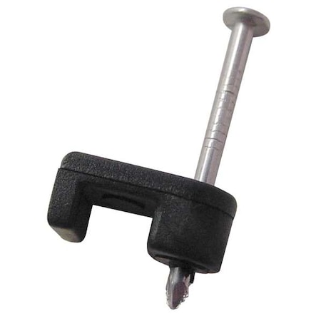 Cable Staples, Plastic, Steel, 100 PK MPN:PSB-160