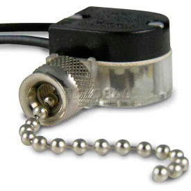 Gardner Bender GSW-31 Nickel Pull Switch SPST 6a 125 Vac O/F GSW-31