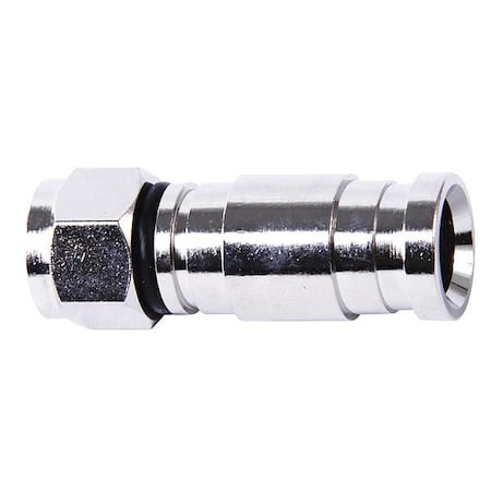 Coax Connector, Compression F-Series, PK50 MPN:GDC-6C
