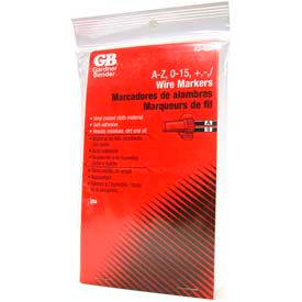 Gardner Bender 42-028 Wire Marker Booklet A-Z 0-15 Symbols 42-028