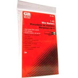 Gardner Bender 42-029 Wire Marker Booklet 1-45 42-029