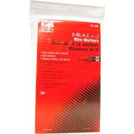 Gardner Bender 42-035 Wire Marker Booklet A-Z 1-90 Symbols 42-035