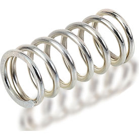 Compression Spring - 0.48 OD x .045 Wire Dia. - Music Wire - Zinc - USA - Pkg of 5 - Gardner 36090G 36090G