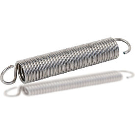 Extension Spring - 0.73 O.D. x 0.0915 Wire Dia. - MBHD - Zinc - USA - Gardner V3C V3C