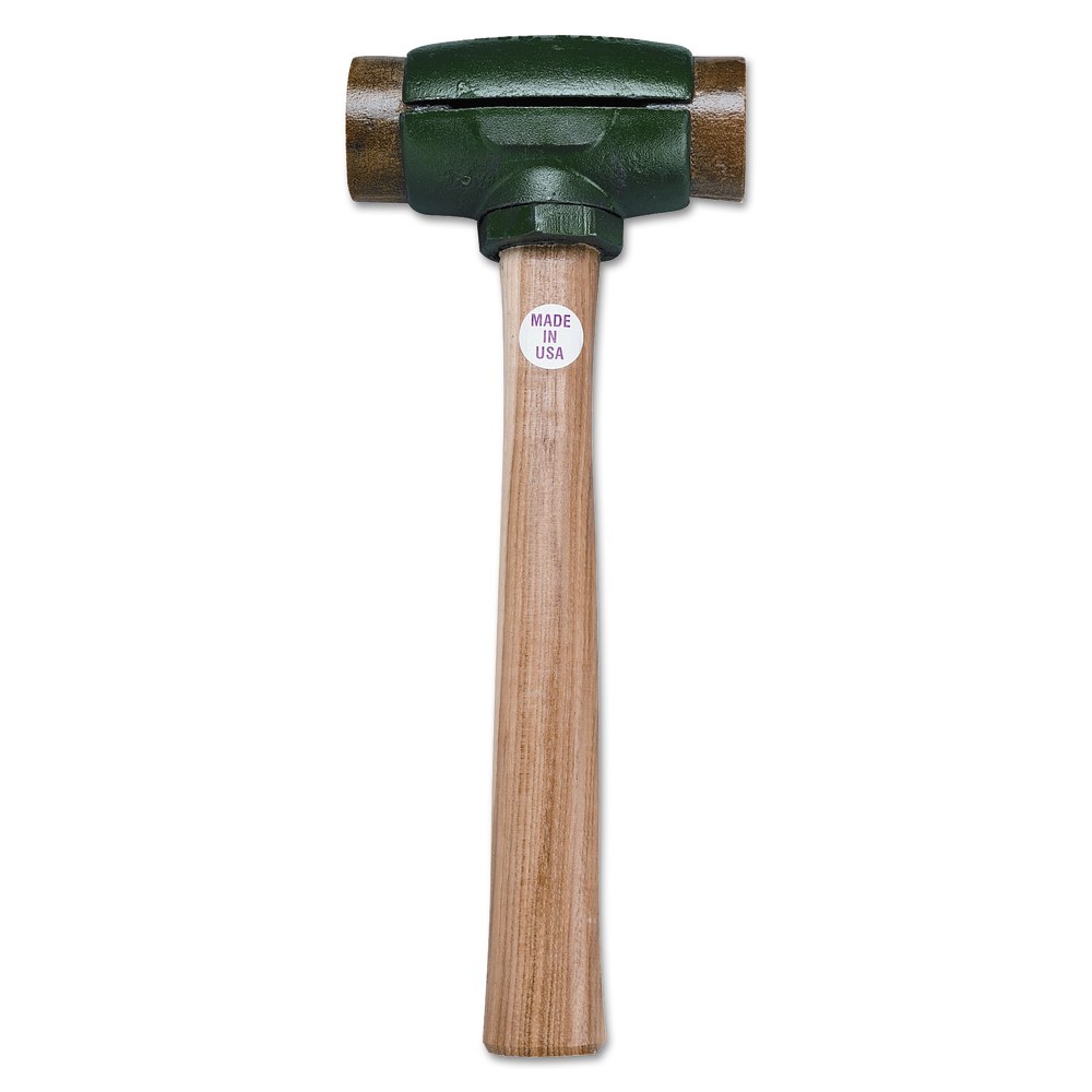 Split Head Hammers, 2 in Dia., 14 in Handle, Rawhide MPN:31004