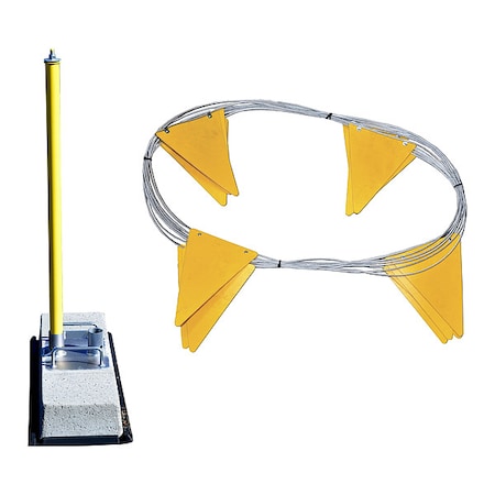 Warning Line System, Yellow, 100 ft L MPN:436-001-001
