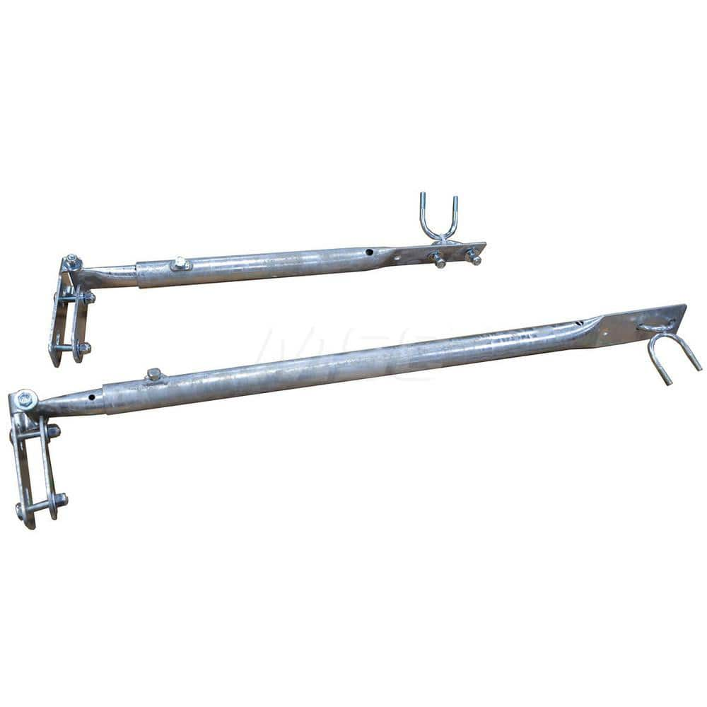 Traffic Guard Rail Mount Post: Permanent Mount, Steel, Gray MPN:301405