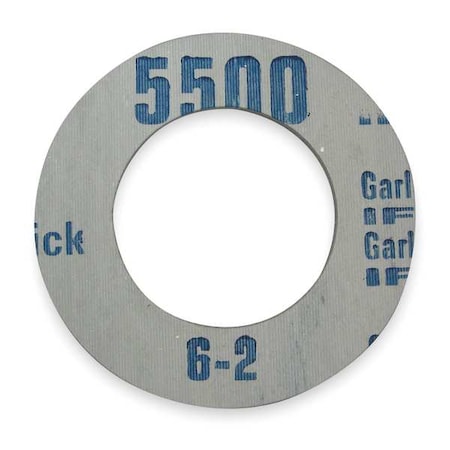 Gasket, Ring, 2 In, Inorganic Fiber, Gray MPN:37555-0102