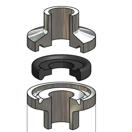 Gasket, Size 1/2 In, Tri-Clamp, BUNA MPN:42MPU-050
