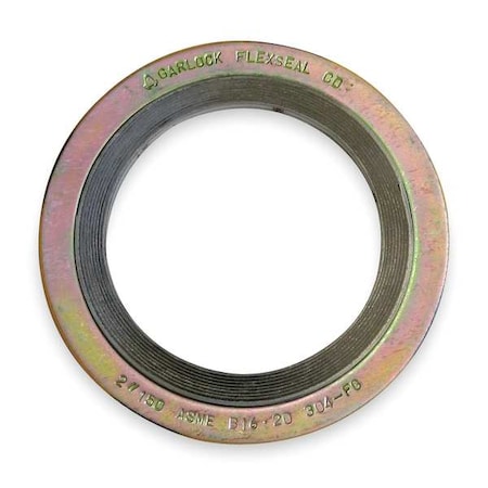 Gasket, Ring, 3 In, Metal, Yellow MPN:C000503003