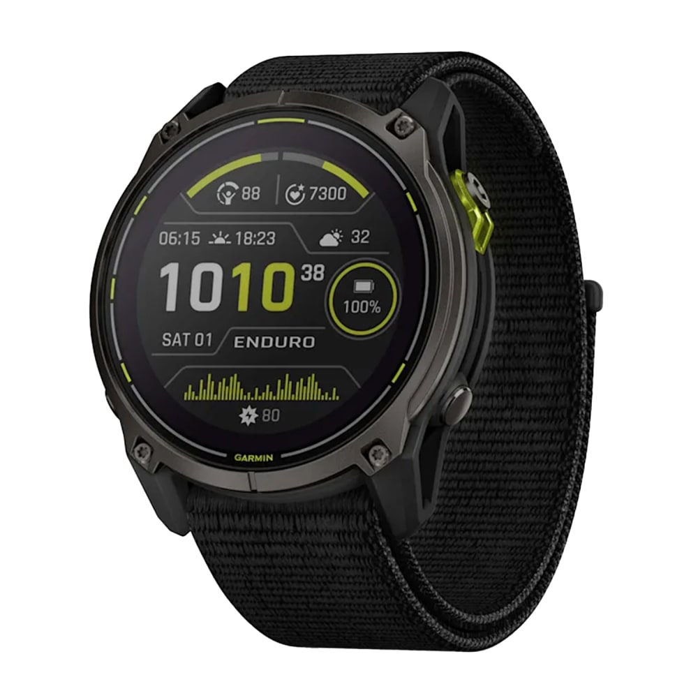 Garmin Enduro 3 Multisport Solar GPS Smartwatch, Carbon Gray/Black MPN:010-02751-00
