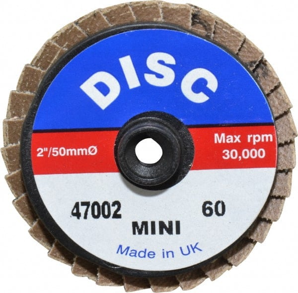 Flap Disc: 60 Grit, Zirconia Alumina, Type 27 MPN:G47002