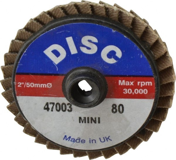 Flap Disc: 80 Grit, Zirconia Alumina, Type 27 MPN:G47003