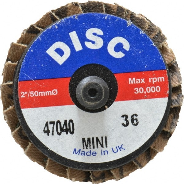 Flap Disc: 36 Grit, Zirconia Alumina, Type 27 MPN:G47040