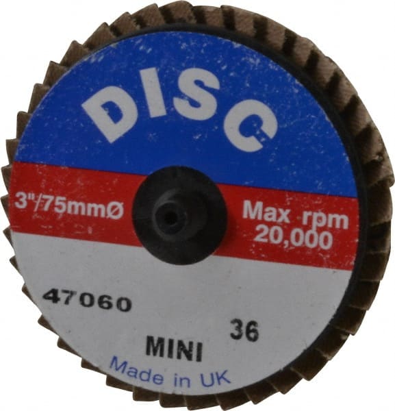 Flap Disc: 36 Grit, Zirconia Alumina, Type 27 MPN:G47060