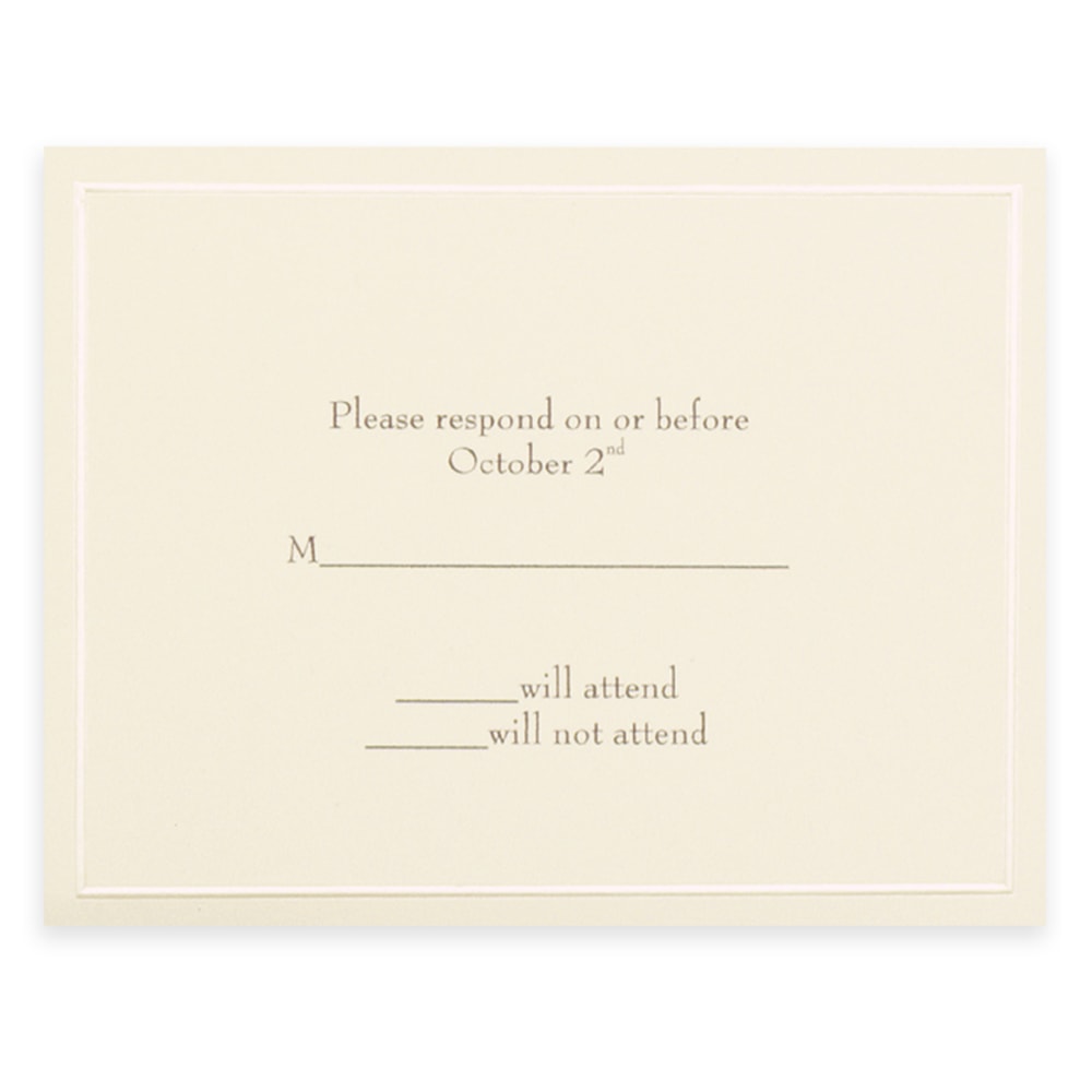 Gartner Studios Response Cards, 4 1/4in x 5 1/2in, Pearl Ivory, Pack Of 50 MPN:60022