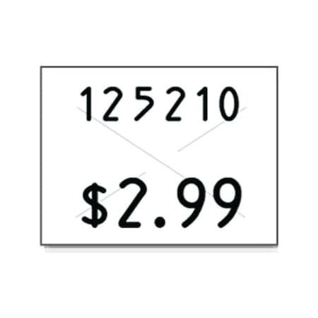 PricingLabelKit, White, 5/8inH, 7/8inW, PK3 MPN:90949