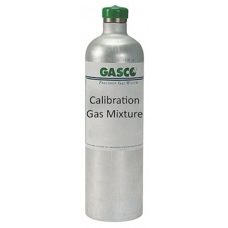 Calibration Gas, Nitrogen, Nitrogen Dioxide, 34 L, C-10 Connection, +/-5% Accuracy MPN:34L-111-40
